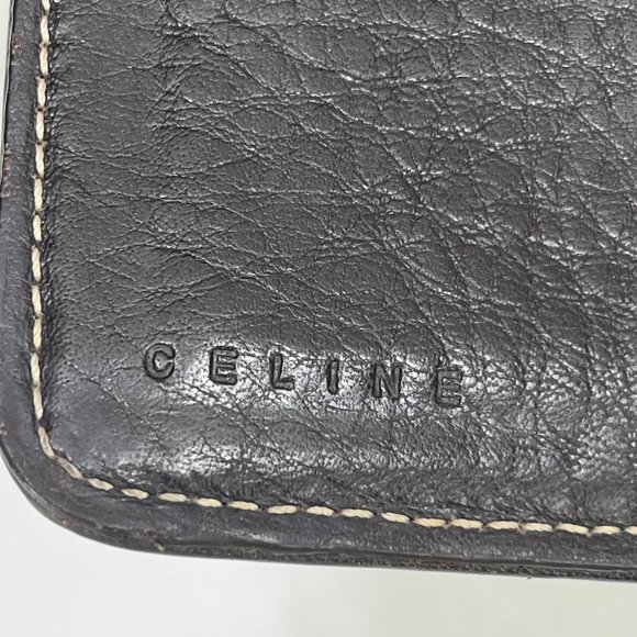 CELINE Macadam Card Holder Case Wallet Purse Brown Canvas - Picture 13 of 16
